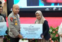 Foto : Kapolda Banten Irjen Pol Hengki menghadiri kegiatan Akad Massal Kredit Usaha Rakyat (KUR) yang diselenggarakan di pendopo Gubernur Banten