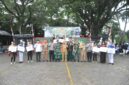 Foto : Acara penutupan Lomba Peraturan Baris-Berbaris (PBB) Piala Bupati Cup dalam rangka memperingati Hari Ulang Tahun (HUT) ke-80 Tentara Nasional Indonesia (TNI) yang berlangsung di Lapangan Makodim 1002/HST