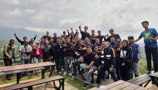 Foto : Kegiatan touring bertajuk “BBC Labuan On The Way to Bukit Waruwangi”, komunitas BRI Bikers Community (BBC)