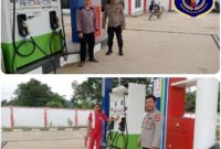 Foto : Jajaran Polsek Sebangki laksanakan patroli siang di Stasiun Pengisian Bahan Bakar Umum (SPBU) wilayah hukum Polsek Sebangki