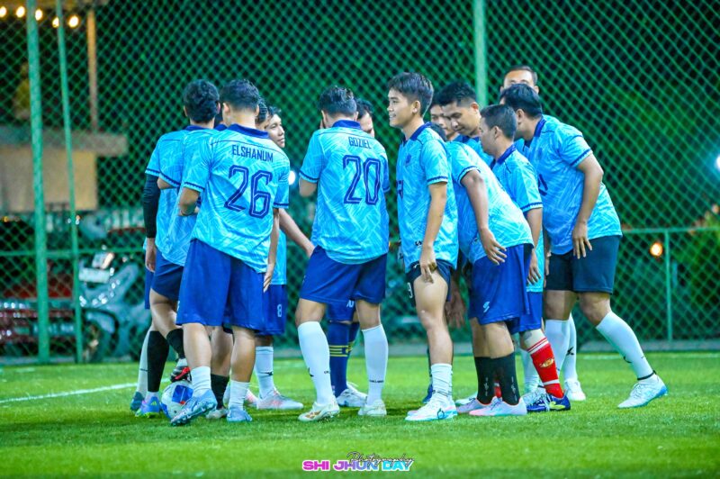 Foto : Pertandingan antara BRI BO Labuan vs BRI BO Pandeglang dalam laga persahabatan yang berlangsung di Lapangan Mini Soccer Jawara Menes