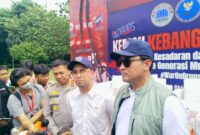 Foto : Kepala Badan Narkotika Nasional (BNN) Komjen Suyudi Ario Seto, saat membuka Kemah Kebangsaan di Bumi Perkemahan Cibubur, Jakarta Timur