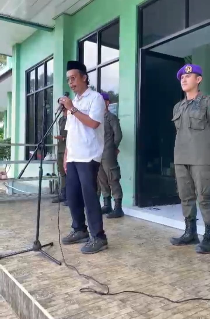Foto : UNUKASE menjadi Tuan Rumah pelaksanaan Pembekalan Latihan Dasar Gabungan Komando Resimen Mahasiswa (Menwa) Suryanata Provinsi Kalimantan Selatan Tahun 2025