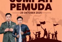 Foto : Wakil Kepala Perwakilan (Wakaperwil) Media Propam News TV Jawa Barat dengan bangga mengucapkan selamat memperingati Hari Sumpah Pemuda yang jatuh pada tanggal 28 Oktober 2025.