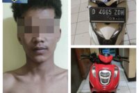 Foto : Polres Garut berhasil mengungkap kasus tindak pidana pencurian kendaraan bermotor (curanmor) roda dua yang terjadi di wilayah Kecamatan Blubur Limbangan, Kabupaten Garut