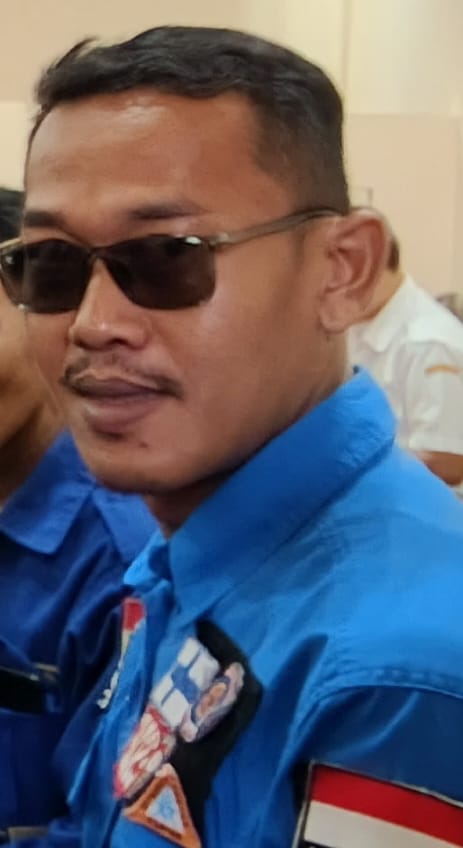 Foto : Saepul selaku kordinator KSB (Kampung Siaga Bencana) Kecamatan Pagelaran, Kabupaten Pandeglang, Provinsi Banten