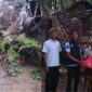 Foto : Rumah warga yang mengalami musibah di Kampung Ciupas, Desa Sukadame, Kecamatan Pagelaran, Kabupaten Pandeglang