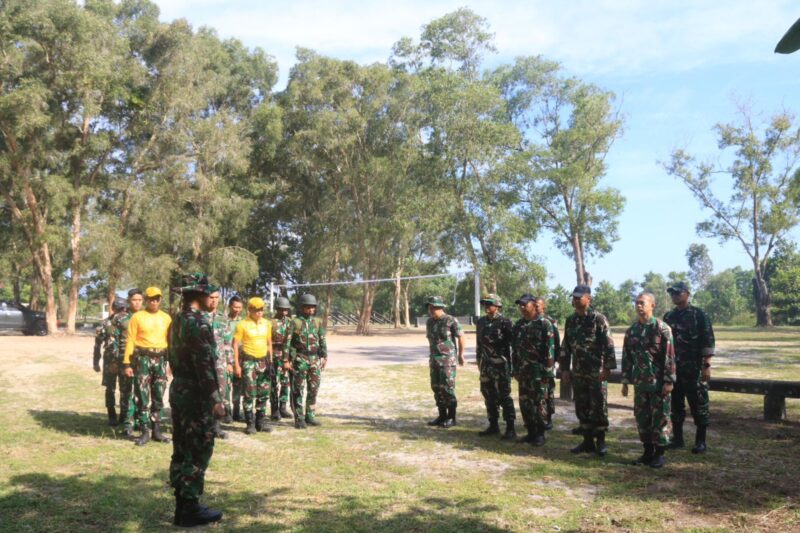 Foto : Komandan Satuan Tempur (Dansatpur) dan Bantuan Tempur (Dansatbanpur) jajaran Kodam XII/Tanjungpura melaksanakan kegiatan Uji Petik