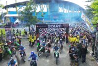 Foto : Kegiatan Adventure Trail Community “Jelajah Alam Barabai Part 8” yang digelar di Stadion Murakata Barabai, Desa Mandingin, Kecamatan Barabai, Kabupaten Hulu Sungai Tengah (HST)