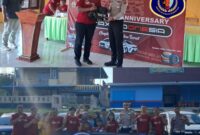 Foto : Satlantas Polres Sekadau menghadiri perayaan hari jadi ke-2 komunitas Anvac Indonesia Chapter Kalimantan Barat yang digelar di Rumah Adat Melayu, Desa Sungai Ringin, Kecamatan Sekadau Hilir
