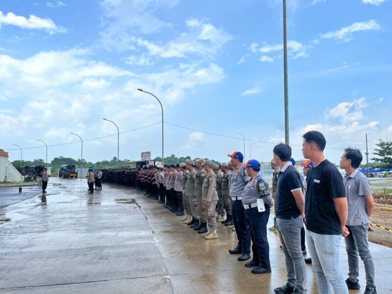 Foto : Polda Banten melaksanakan KRYD dalam rangka pengamanan Kompetisi I-League Pegadaian Championship Tahun 2025/2026