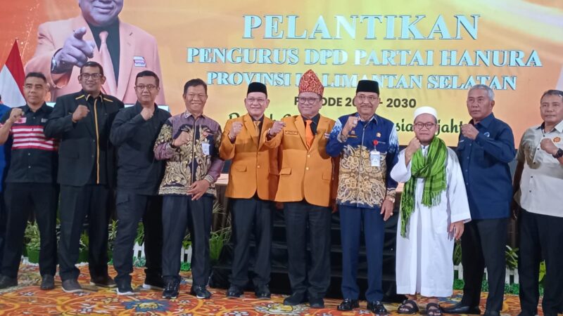 Foto : Pelantikan Habib H. Sayed Jafar Alaydrus, SH sebagai Ketua DPD Hanura Kalsel Periode 2025–2030