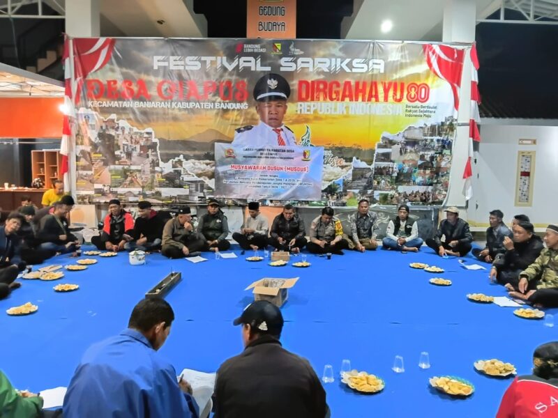 Foto : Kegiatan Musyawarah Dusun (Musdus) digelar mulai pukul 20.00 hingga selesai
