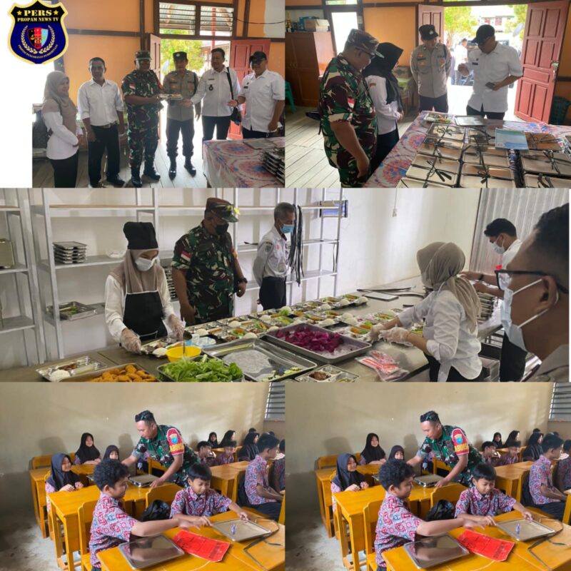 Foto : Kegiatan monitoring program Lonceng pertama Makan Bergizi (MBG)