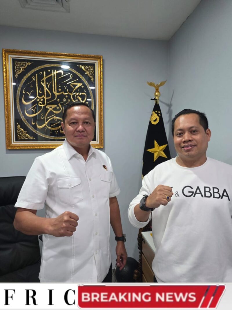 Foto : Kunjungan Ketum Fast Respon Indonesia Center (FRIC), H. Dian Surahman, bersilaturahmi dengan Brigjen Pol Indra Lutrianto