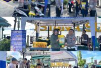 Foto : Polres Sanggau menggelar Gerakan Pangan Murah (GPM) Polri untuk Masyarakat Kota Sanggau