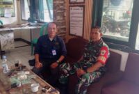 Foto : Koramil 2409 Banjaran menyambut hangat silaturahmi awak media Propam news TV, di markas koramil , di Jl. Banjaran, Kecamatan Banjaran, Desa Banjaran kota, Kabupaten bandung, Jawa Barat