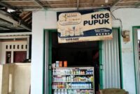 Foto : Kios Pupuk Karya Baru di Desa Patia, Kecamatan Patia, Kabupaten Pandeglang