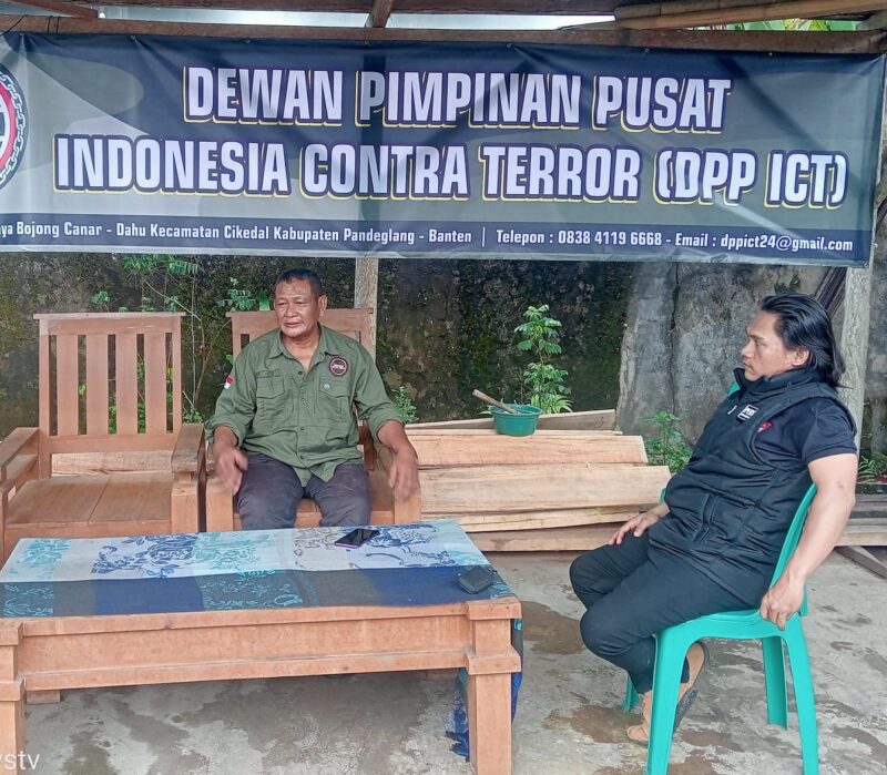 Foto : Ketua Indonesia Contra Terror (ICT), Syailendra Adi Sapta