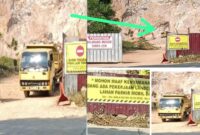 Foto : Tambang yang berlokasi di sekitar Jalan Pangeran Tertayasa, Sukabumi, Kota Bandar Lampung, Provinsi Lampung