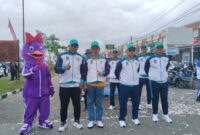 Foto : Kirab Api PORKAB VI Kabupaten Tangerang Sambangi Cikupa