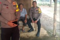 Foto : Kegiatan patroli dan menyambangi Warga