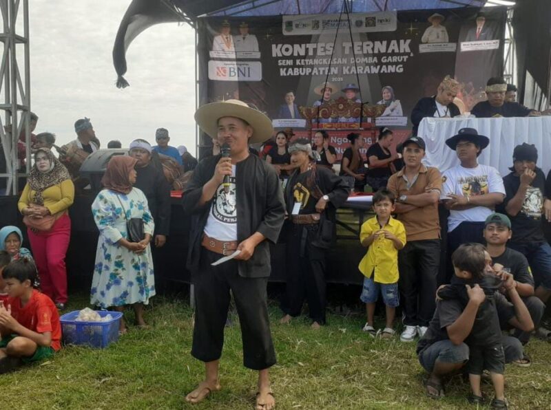 Foto : Kontes Seni Ketangkasan Ternak Tingkat Provinsi Jabar yang diselenggarakan di Kabupaten