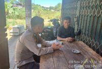 Foto : Jajaran Polsek Meranti melaksanakan patroli siang rutin di wilayah hukum Kecamatan Meranti, Kabupaten Landak